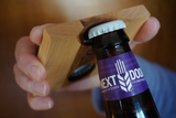 Bottle Opener Coaster Set - "Beer Here"